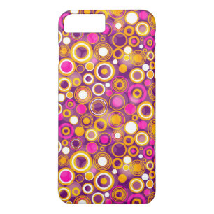 Violet Polka Dot Pattern Case-Mate iPhone Case