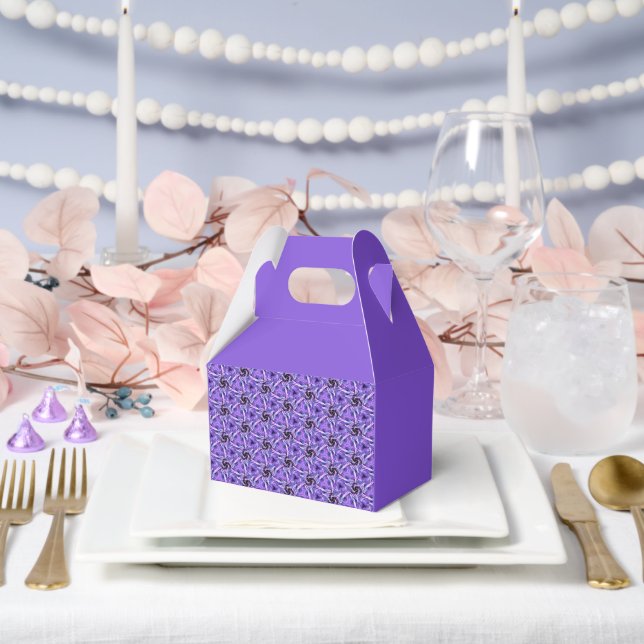 Violet Pulse Favor Box (Wedding)