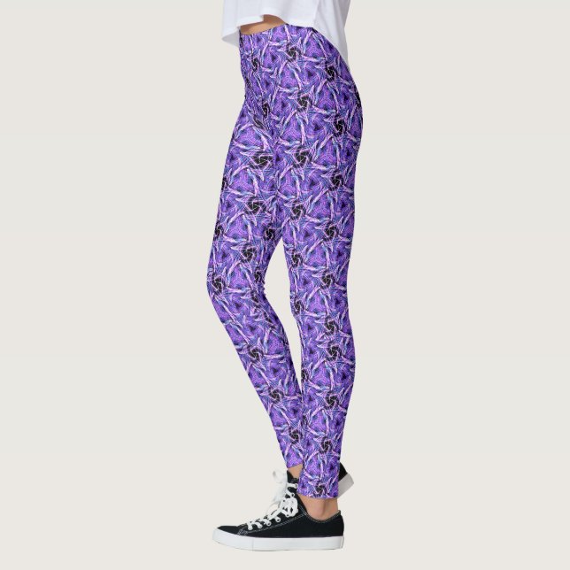 Violet Pulse Leggings (Left)