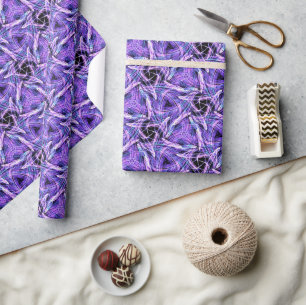 Violet Pulse Wrapping Paper
