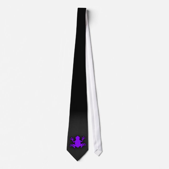 Violet Purple Frog Tie (Front)