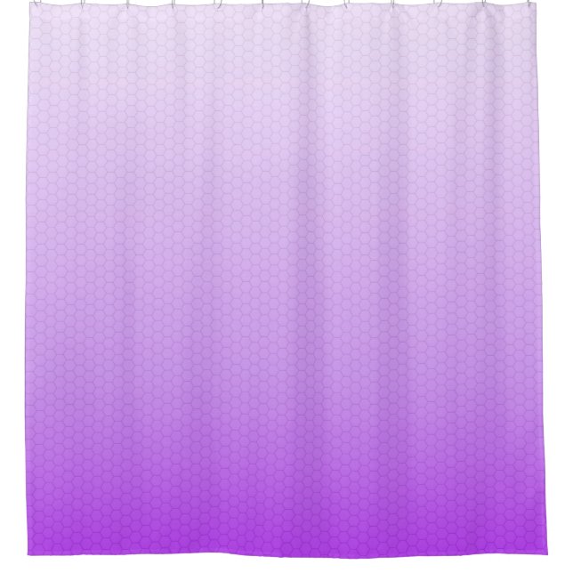 Violet Purple Ombre Classy Gradient Hexagon Grid (Front)