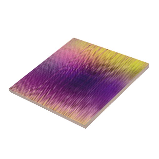 Violet Radio Waves Tile (Side)