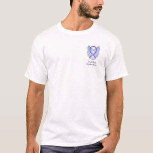 Violet Ribbon Angel Cause Awareness Custom Shirts