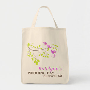 Violet Romance Mariage Jour Survie Kit Sac