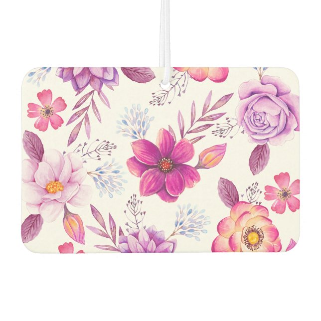 Violet rose air freshener (Front)