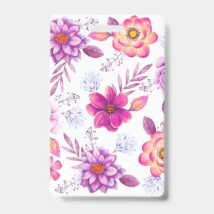 Violet rose badge