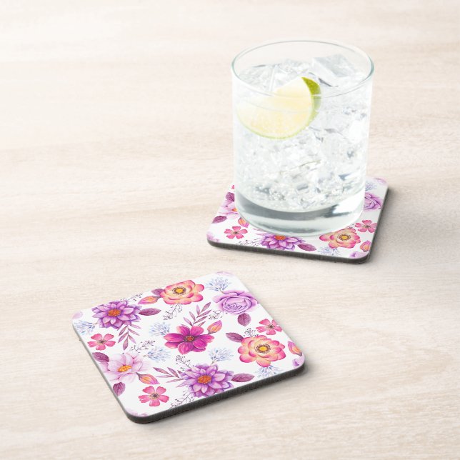 Violet rose coaster (Right Side)