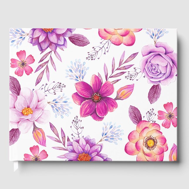 Violet rose guest book (Front)