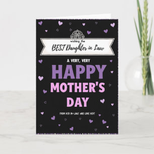 Violet Rose Mothers Day Card