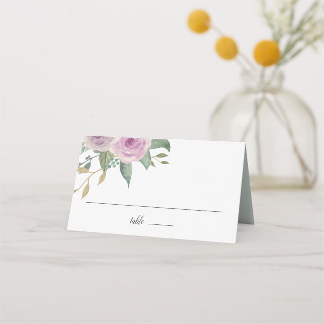Violet & Sage Place Card (Front)