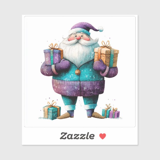 Violet Santa Bringing Christmas Joy (Sheet)