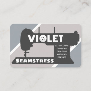 Violet Seamstress Business Card