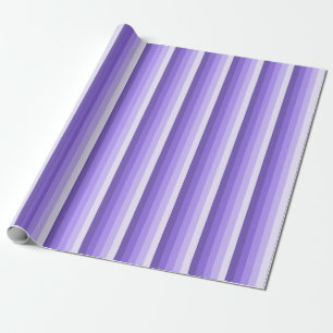 Violet shadow stripes wrapping paper