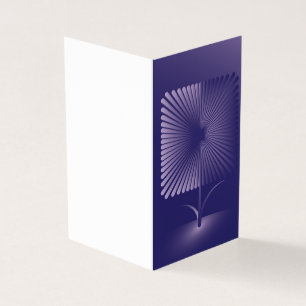 Violet square flower