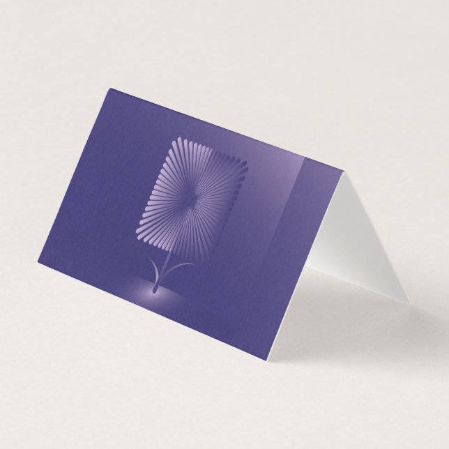 Violet square flower (Front)