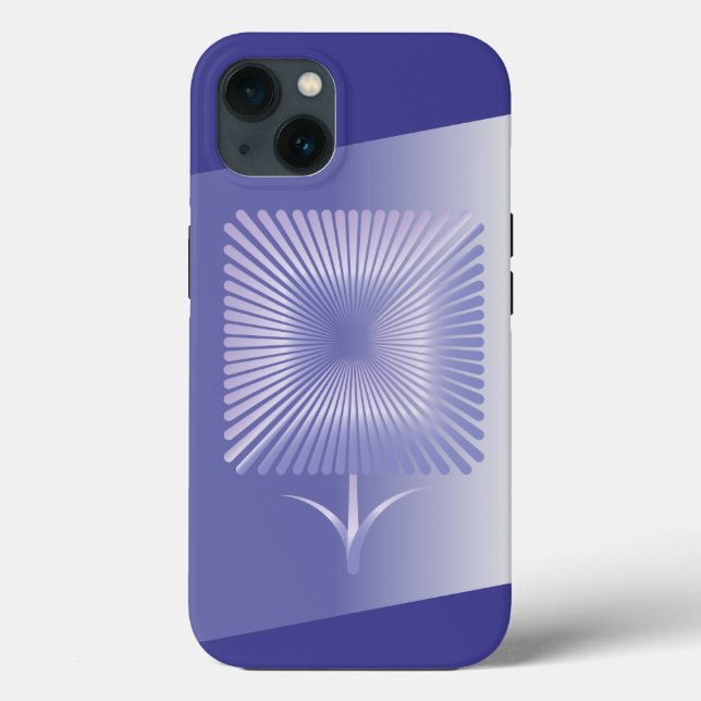 Violet square flower Case-Mate iPhone case (Back)