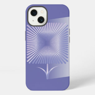 Violet square flower iPhone 13 case