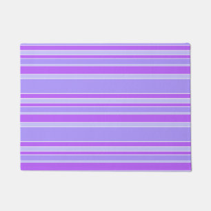 Violet stripes doormat