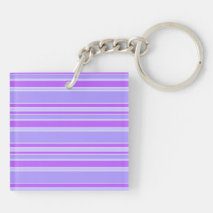 Violet stripes keychain