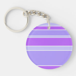 Violet stripes keychain