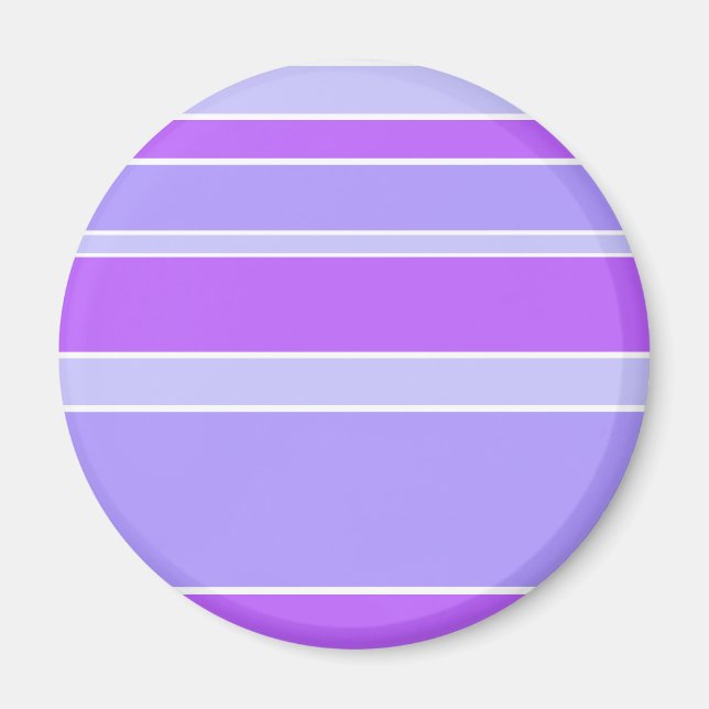 Violet stripes magnet (Front)