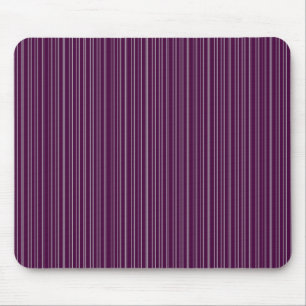Violet Stripes Mouse Pad