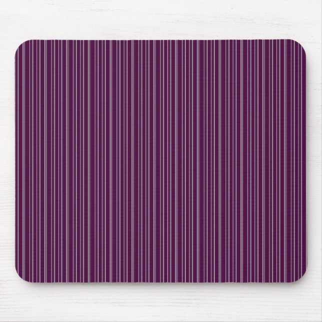 Violet Stripes Mouse Pad (Front)