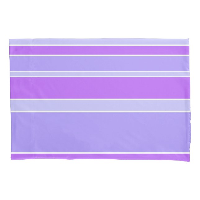 Violet stripes pillowcase (Front)