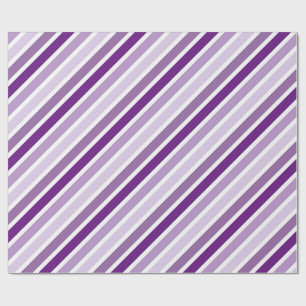 violet stripes wrapping paper