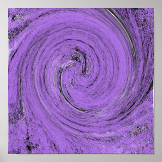 Violet sur les affiches violettes