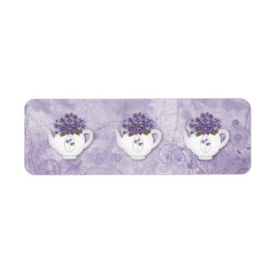 Violet Teapots Sticker