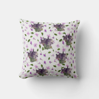 violet throw pillow