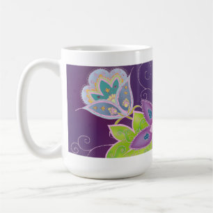 Violet Tulip Coffee Mug