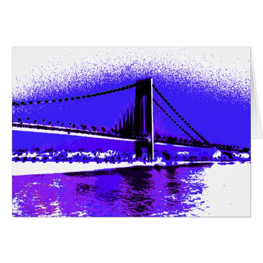 Violet Verrazano Bridge card