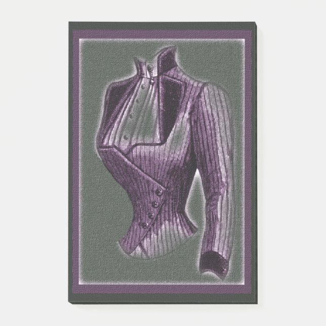Violet Victorian Blouse Post-it Notes (Front)