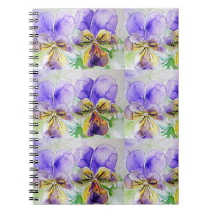 Violet violet violet fleurs Carnet