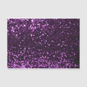 Violet VIP Glitter Fuchsia Purple Sweet 16th Bride Tissue Paper
