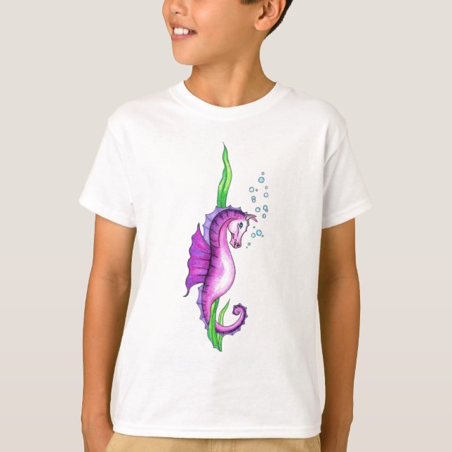 Violet Water Horse T-Shirt (Front)