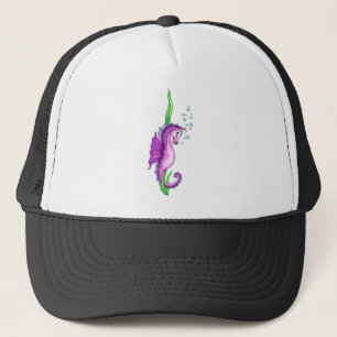 Violet Water Horse Trucker Hat