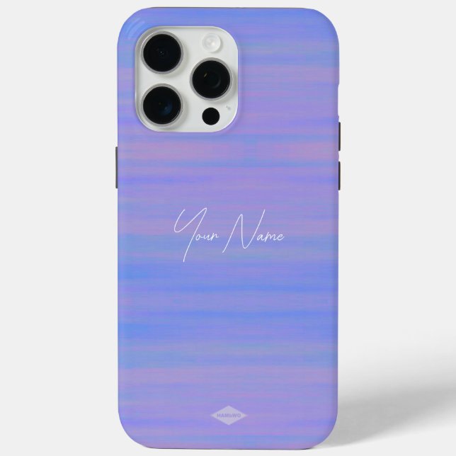 Violet Watercolor Look Cell Phone Case (Back)