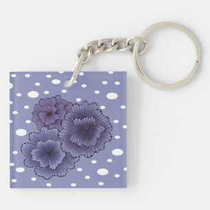 Violet Whimsy Keychain