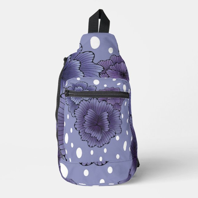 Violet Whimsy Sling Bag  (Front)