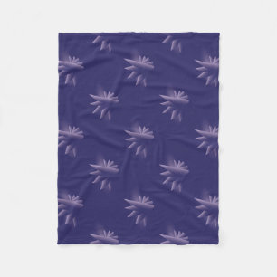 Violet Wings Fleece Blanket