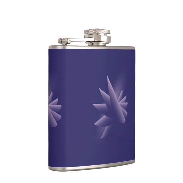 Violet wings hip flask (Right)