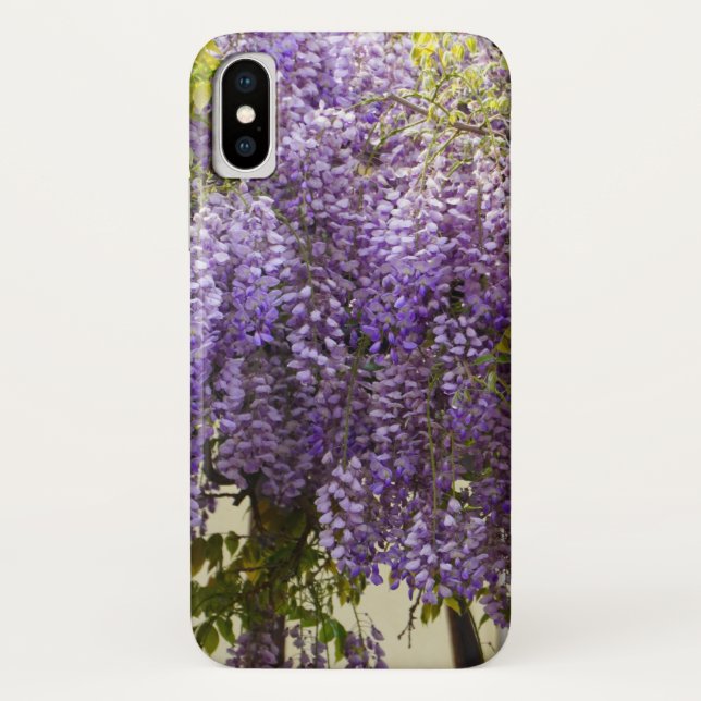 Violet Wisteria Flowers Case-Mate iPhone Case (Back)