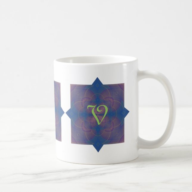 Violeta Kaleidoscope Mandala Coffee Mug (Right)