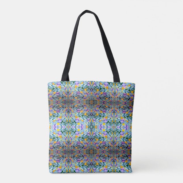 Violets And Lamps Tote Bag (Back)