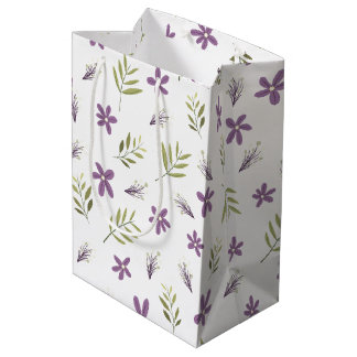 Violets and Wild Flowers gift bag