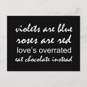 Violets are Blue Postcard